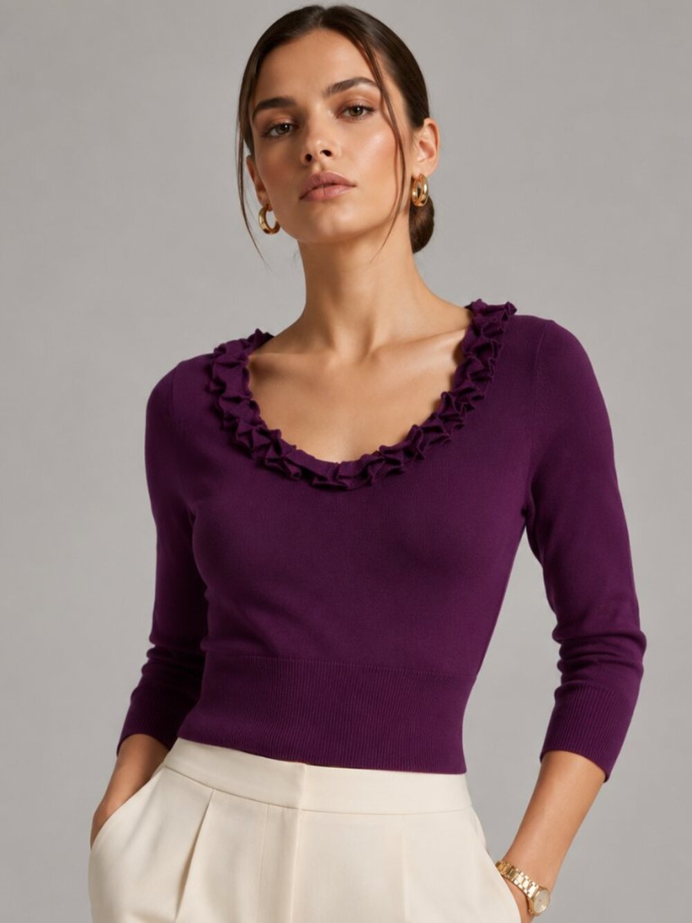 August Silk Sweater
